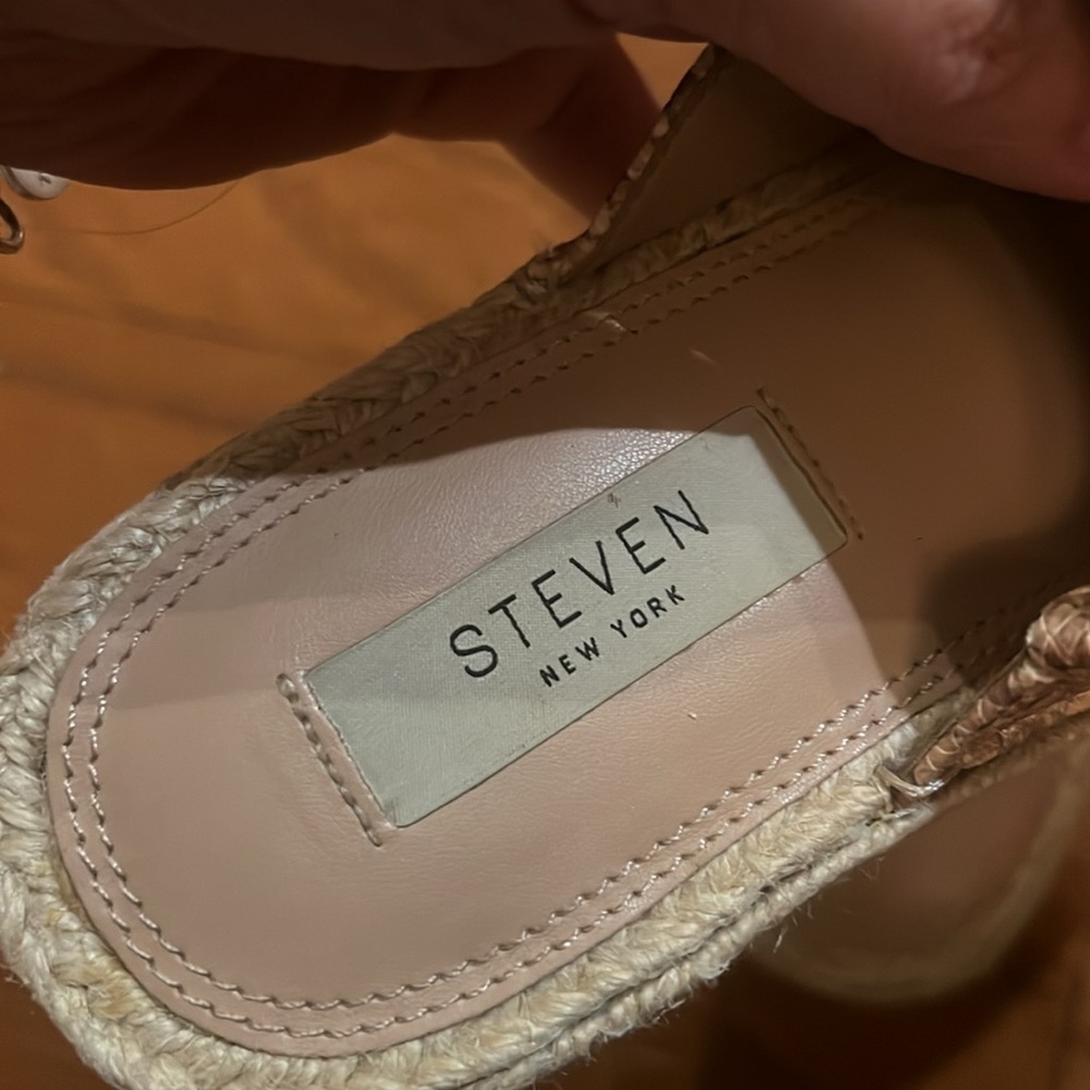 Steven Snake Print Wedges - image 3